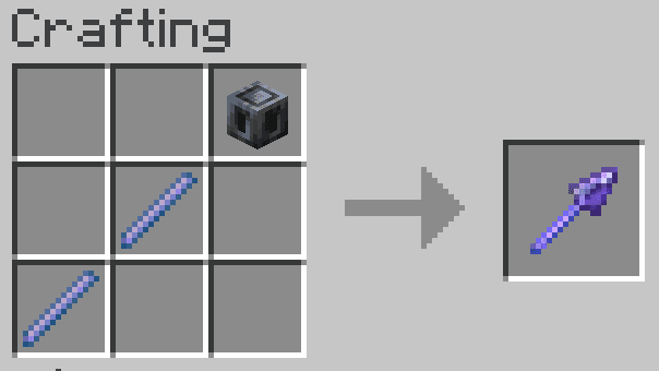 Crafting recipe for Heavy Spear